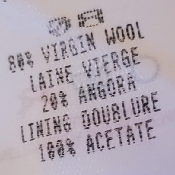 Zenobia Cream Virgin Wool Angora Blazer / Jacket - Picture 5 of 7